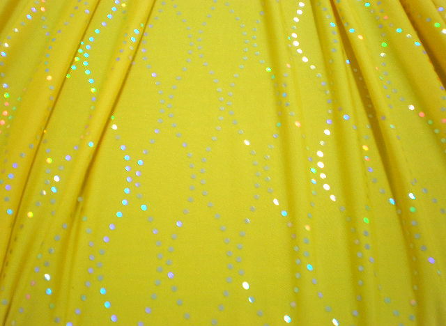 7.Yellow Silver Metallic Novelty